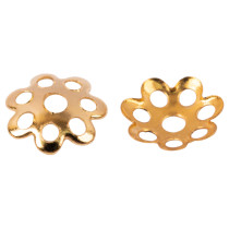 " Zlatka" Розетка для бус DR- 012/ 5 7 мм 5 шт №01 под золото