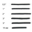 Бисер Чехия BUGLES 351- 12001 0. 5 " 1. 6 мм 50 г 93140 яр. оранжевый