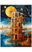" ФРЕЯ" PZLD- 006 Пазл деревянный " Башня времени" 500 элемент. 