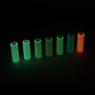 Нитки для вышивания " Gamma" Люминесцентные нитки ( светящиеся в темноте) GDT- 150/ 2 100% полиэстер 200 я 183 м №7 голубой